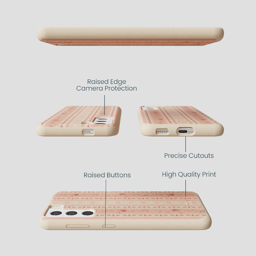 Seashell Opulent Lines Samsung Galaxy S22 Case - Image 3