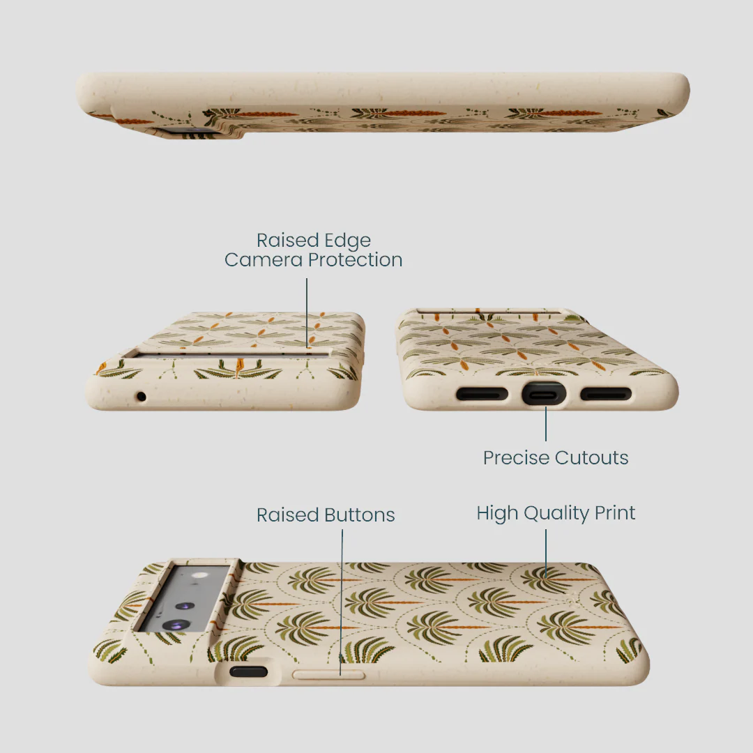 Seashell Palm Reverie Google Pixel 6 Case - Image 3