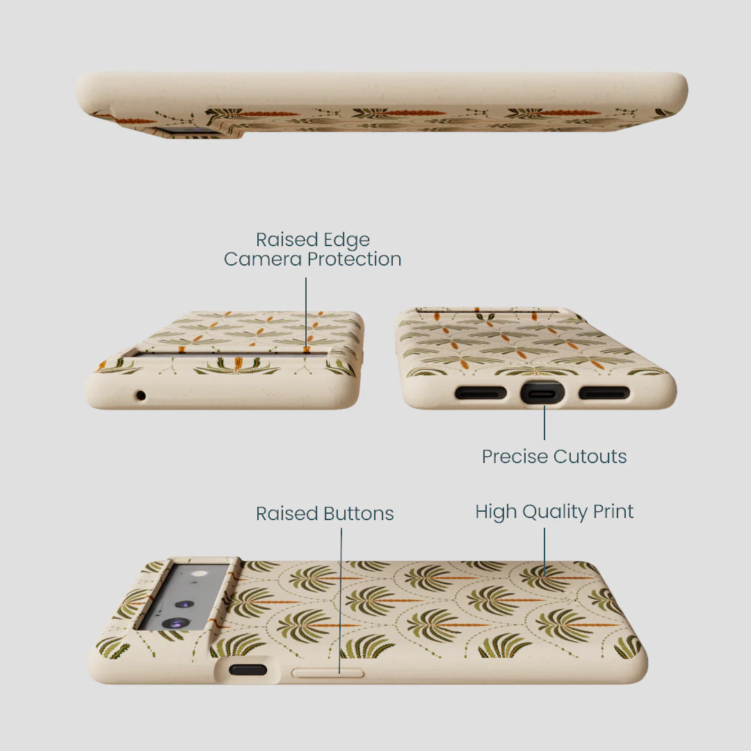Seashell Palm Reverie Google Pixel 6a Case - Image 3