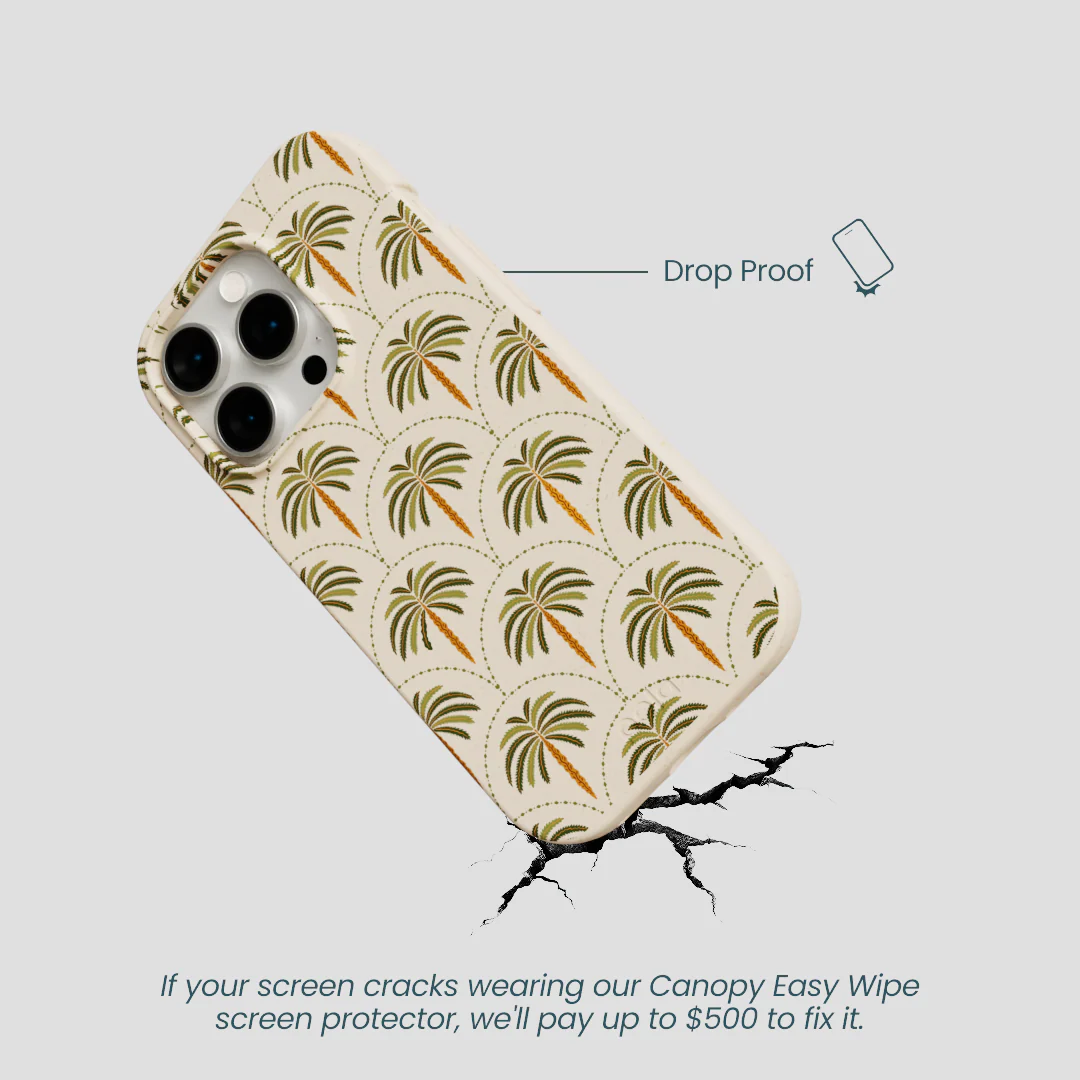 Seashell Palm Reverie iPhone 14 Pro Case - Image 5