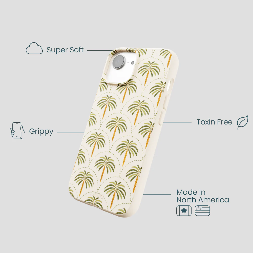 Seashell Palm Reverie iPhone 16e/17e Case - Image 4