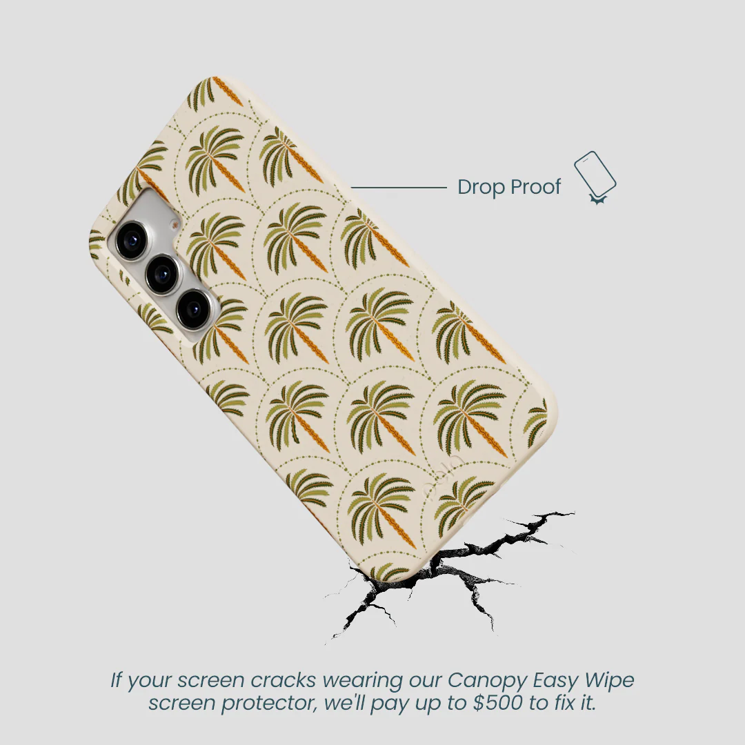 Seashell Palm Reverie Samsung Galaxy S25 Case - Image 5