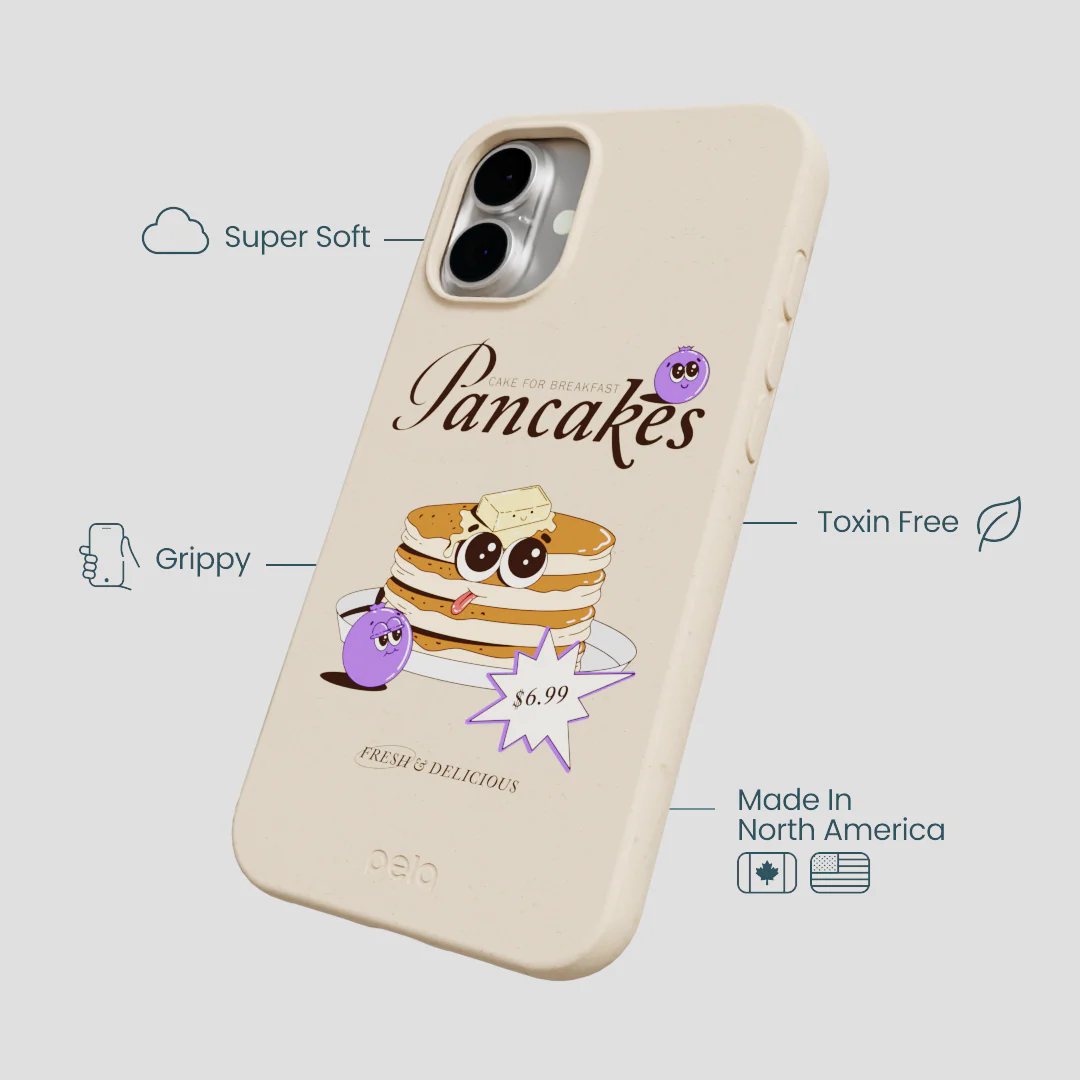 Seashell Pancake Time iPhone 16 Plus Case - Image 4