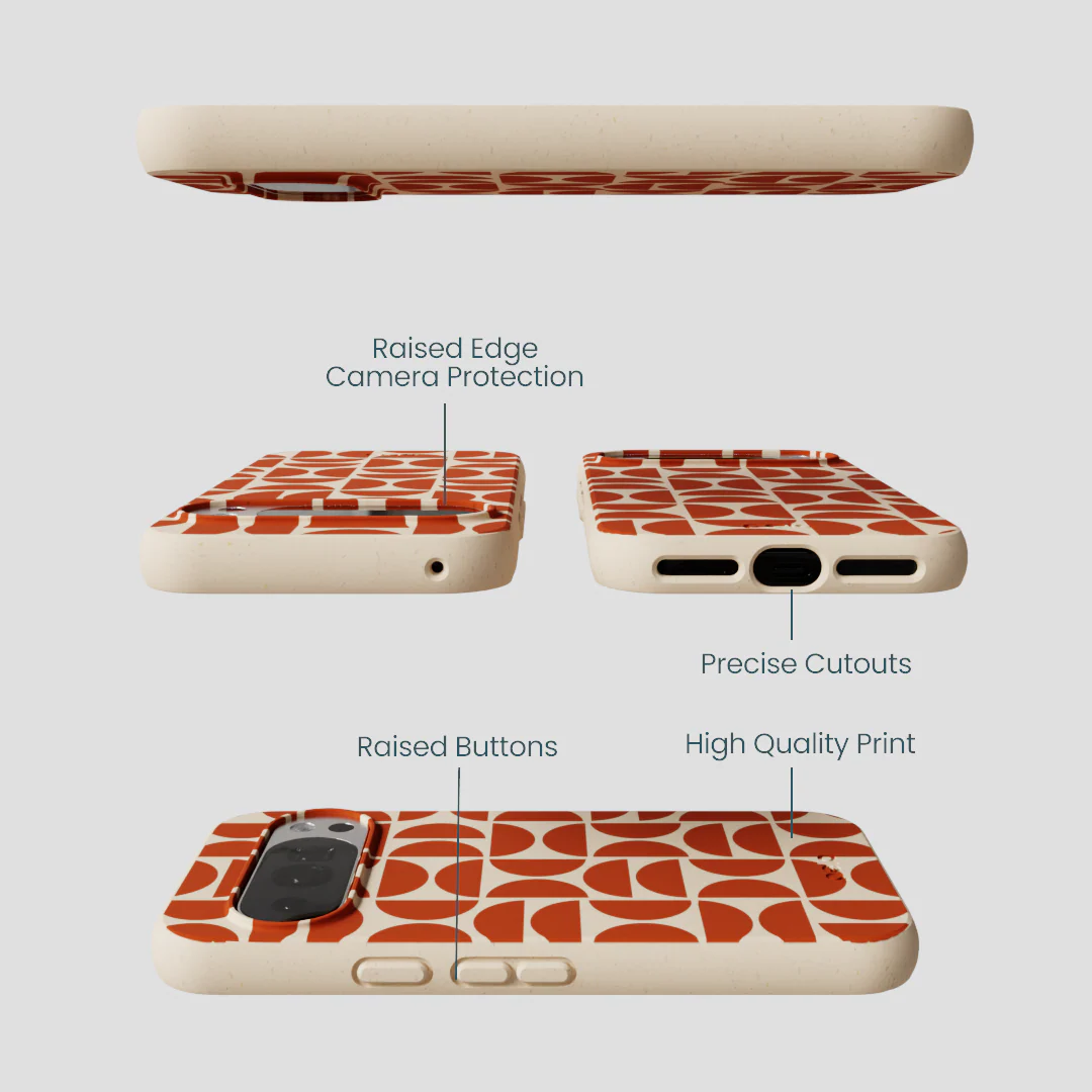 Seashell Paprika Play Google Pixel 10/10 Pro Case - Image 3
