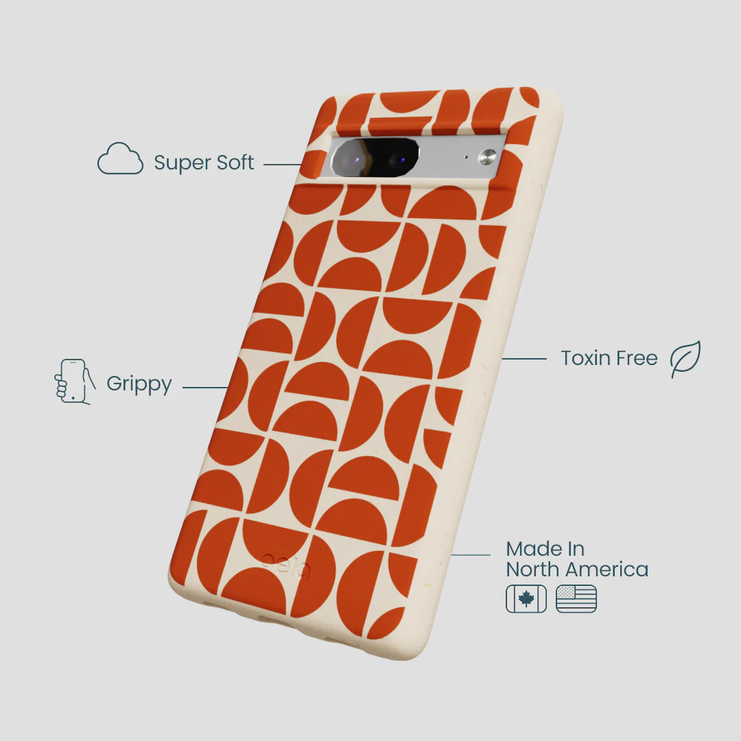Seashell Paprika Play Google Pixel 7 Case - Image 4