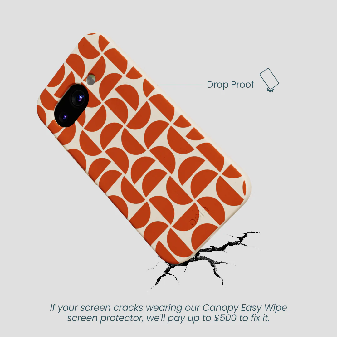 Seashell Paprika Play Google Pixel 9a Case - Image 5