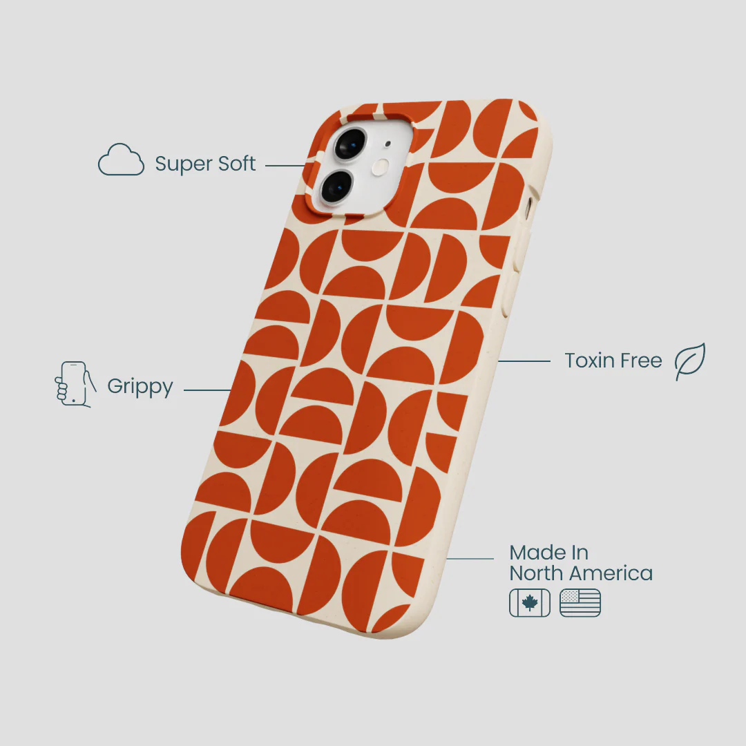 Seashell Paprika Play iPhone 12/ iPhone 12 Pro Case - Image 4