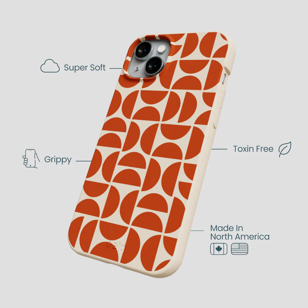 Seashell Paprika Play iPhone 14 Plus Case - Image 4