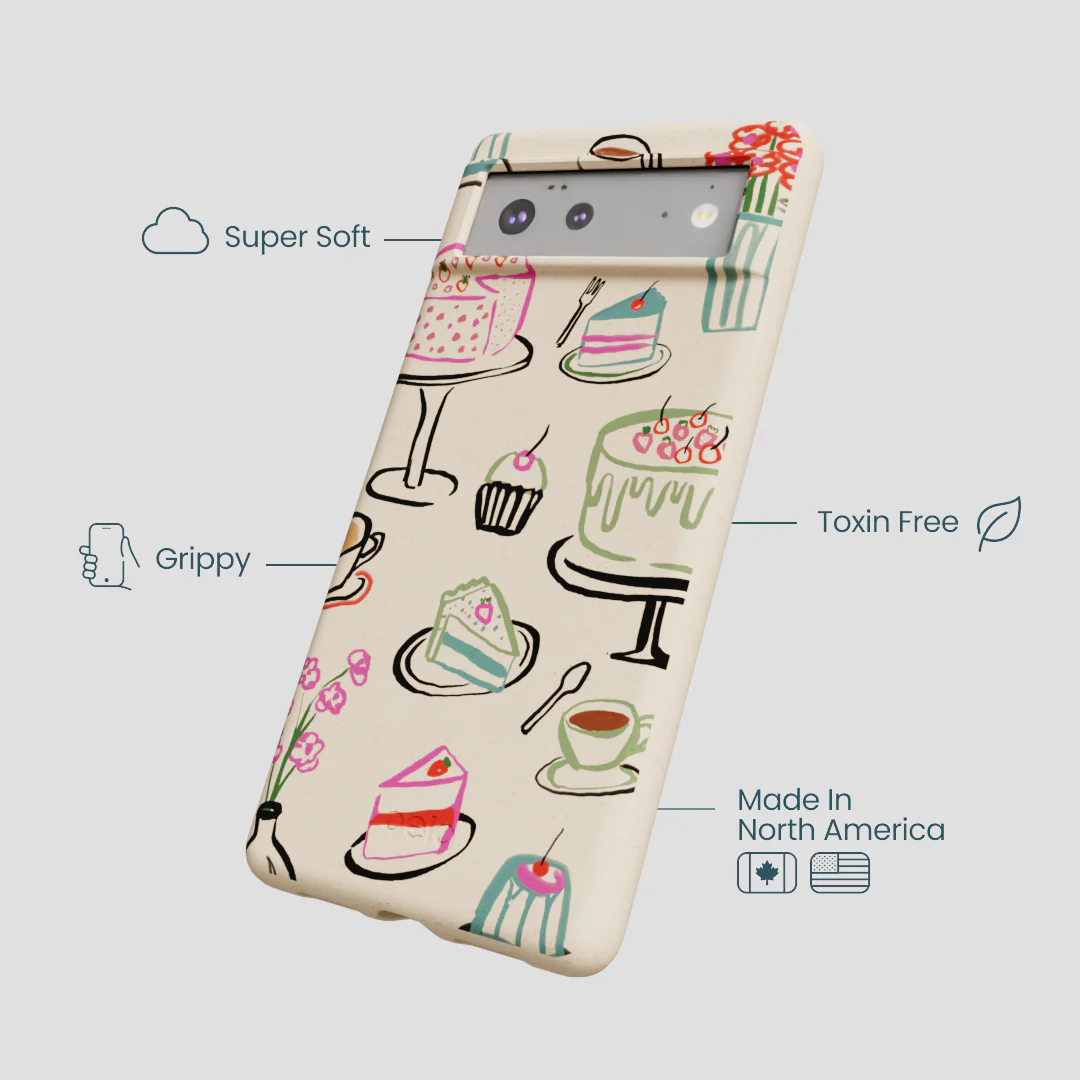 Seashell Pastry Hour Google Pixel 6a Case - Image 4