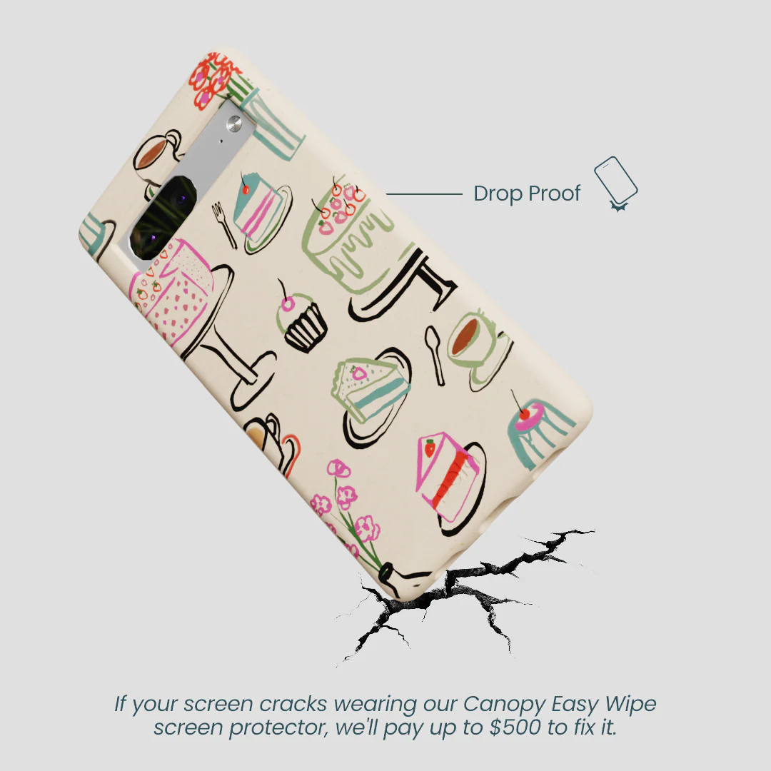 Seashell Pastry Hour Google Pixel 7a Case - Image 5