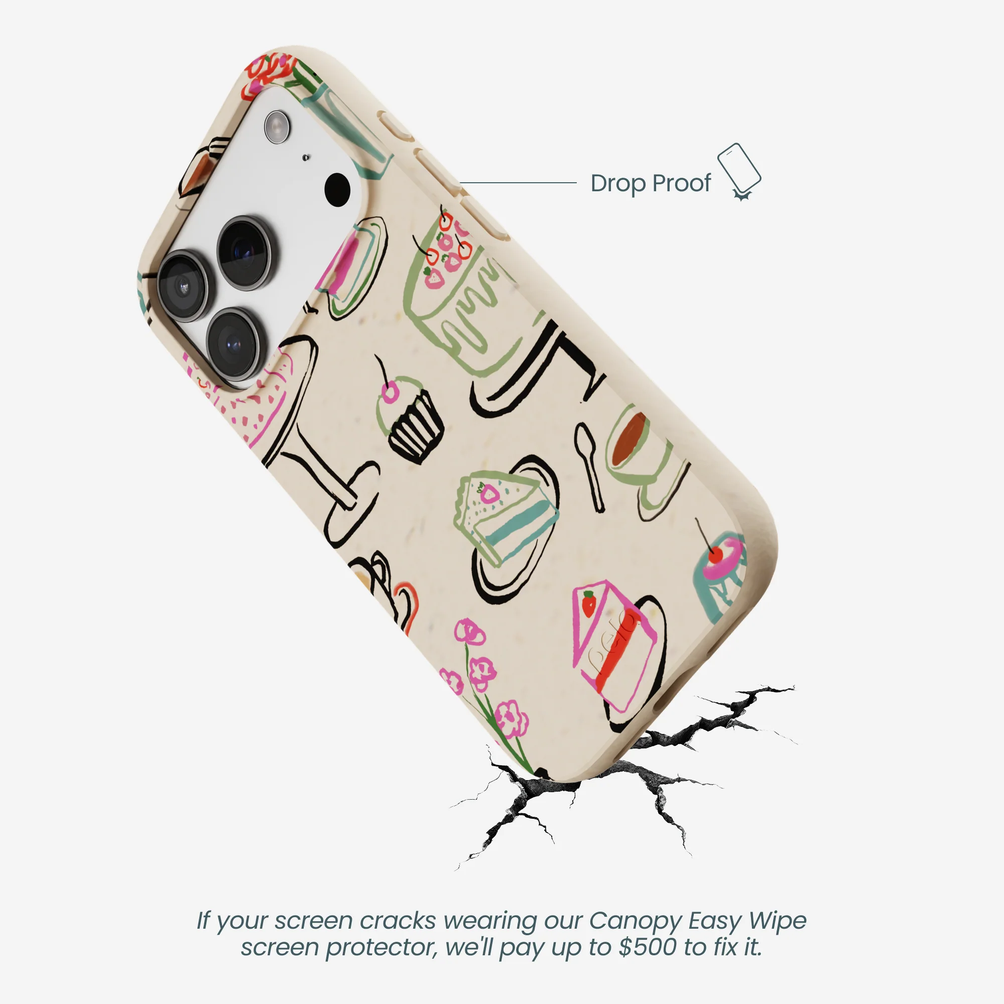 Seashell Pastry Hour iPhone 17 Pro Case - Image 5