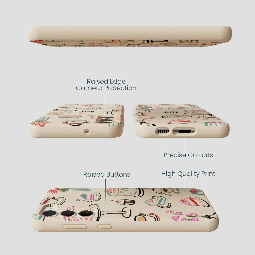 Seashell Pastry Hour Samsung Galaxy S24+(Plus) Case - Image 3