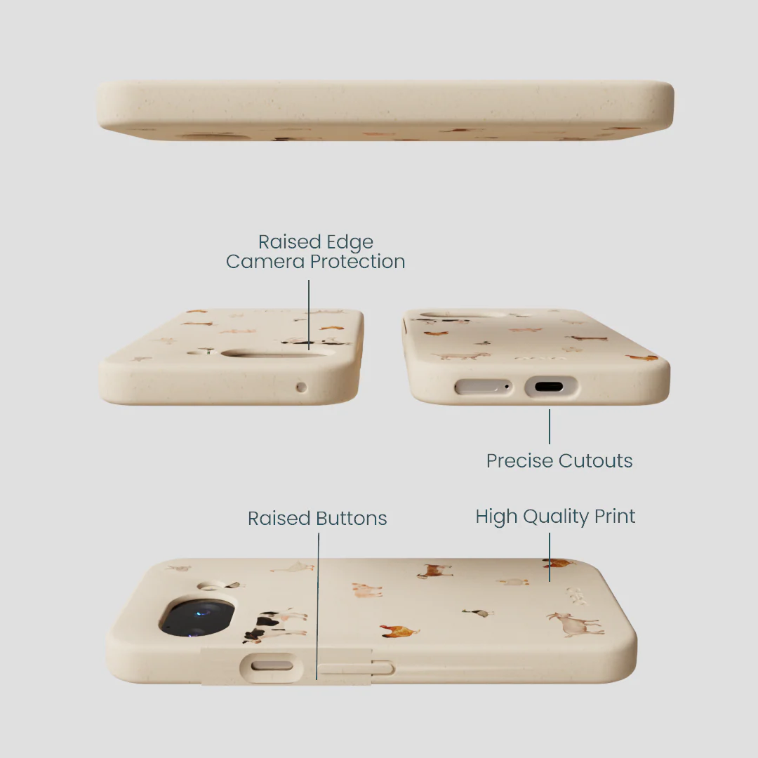 Seashell Pasture Party Google Pixel 9a Case - Image 2