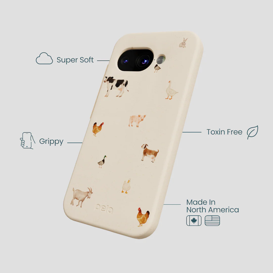Seashell Pasture Party Google Pixel 9a Case - Image 3