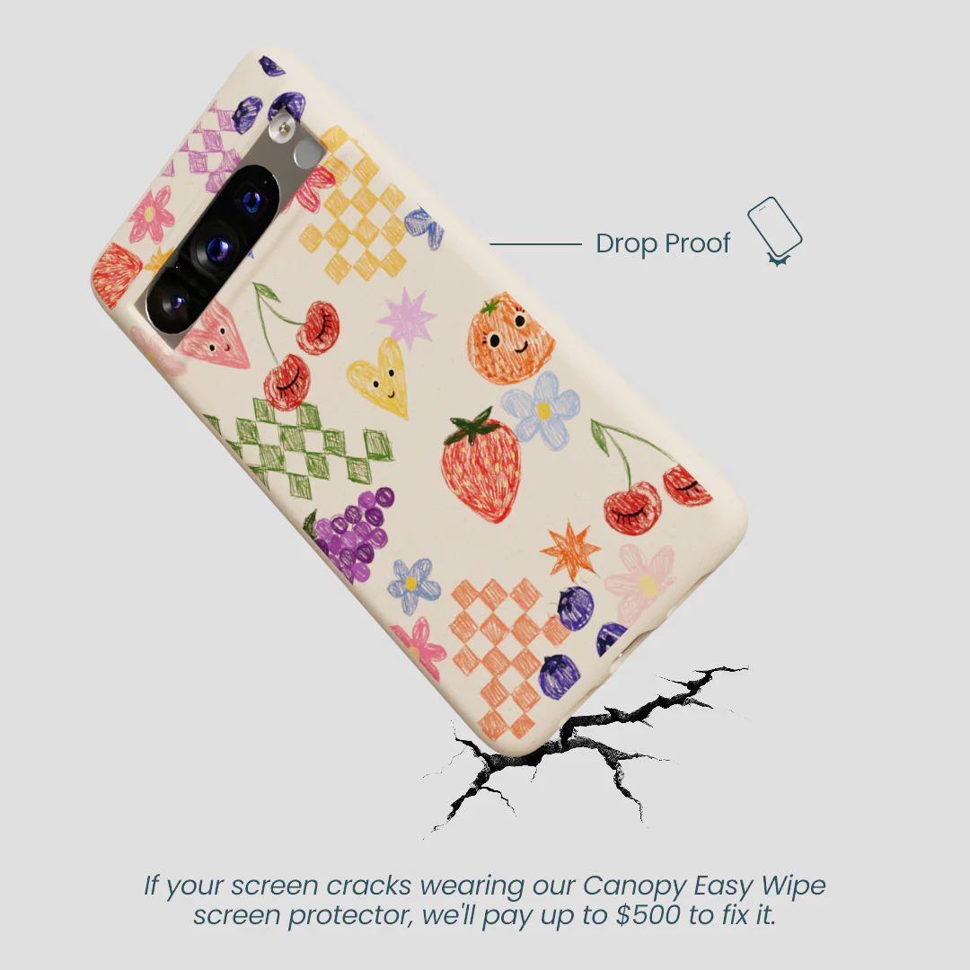 Seashell Pencil Doodles Google Pixel 8 Pro Case - Image 5