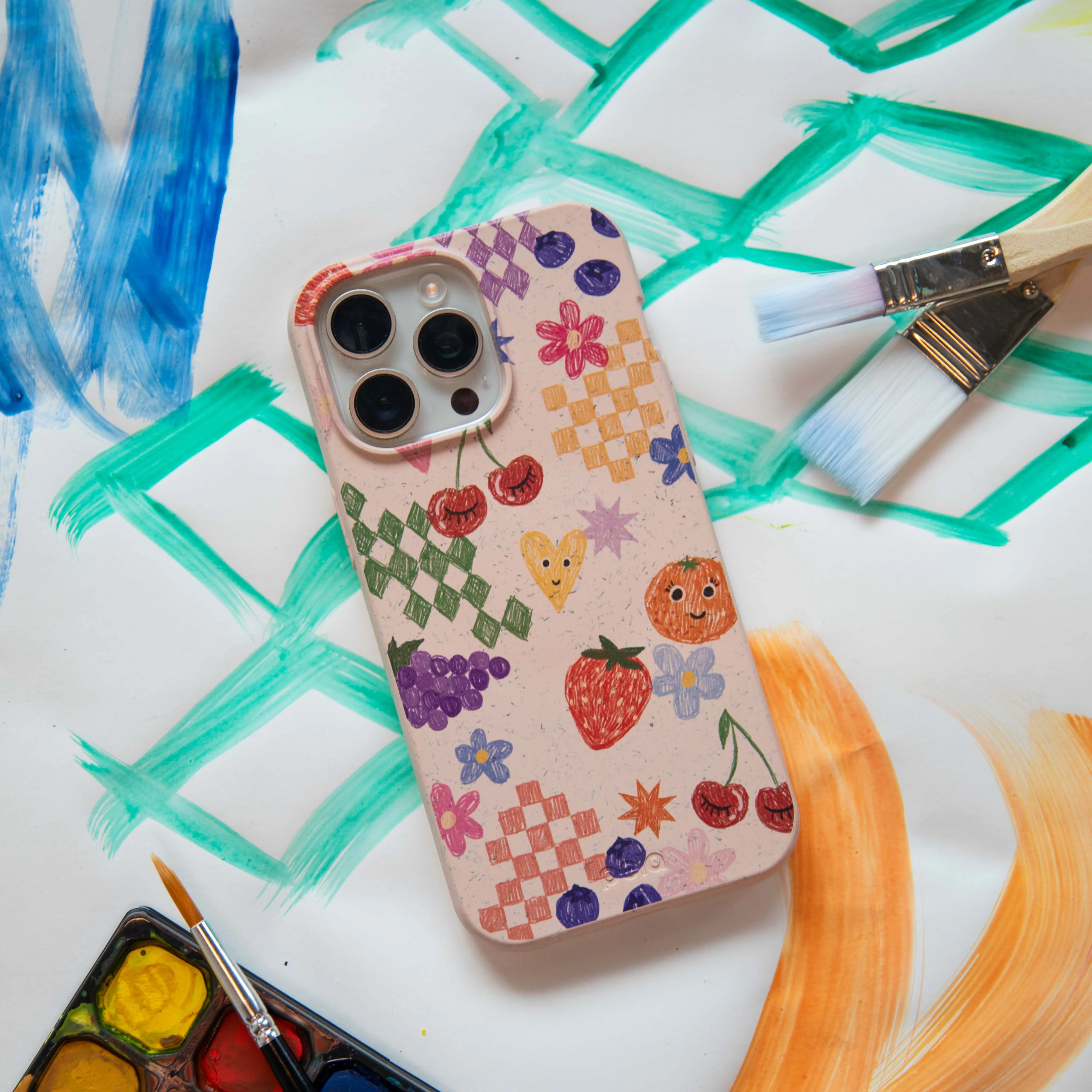 Seashell Pencil Doodles Google Pixel 9a Case - Image 2