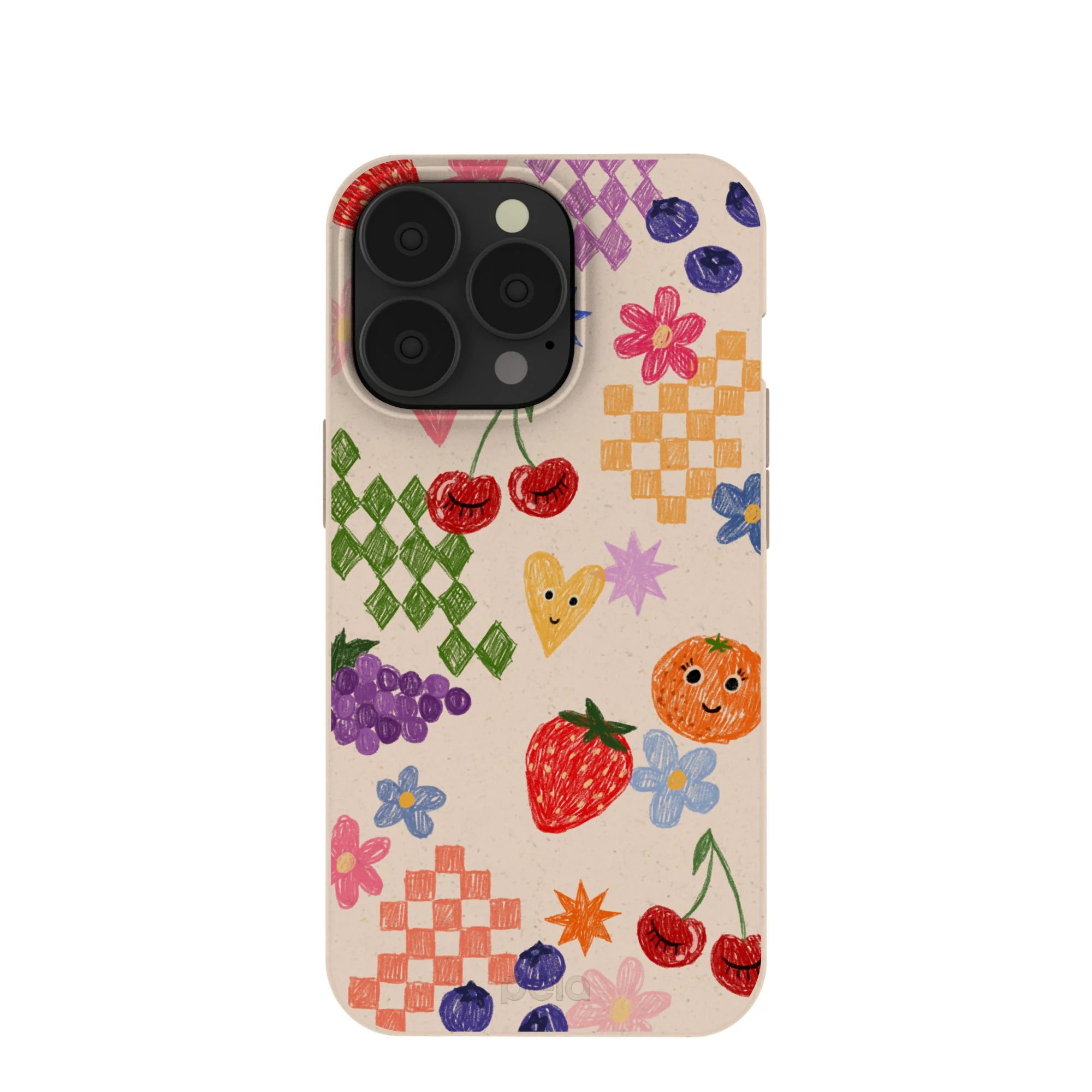 Seashell Pencil Doodles iPhone 13 Pro Case