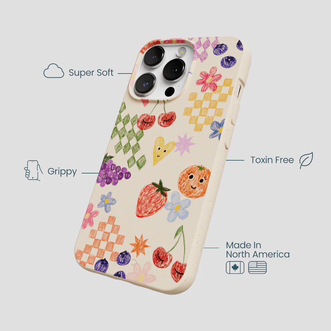 Seashell Pencil Doodles iPhone 13 Pro Max Case - Image 4