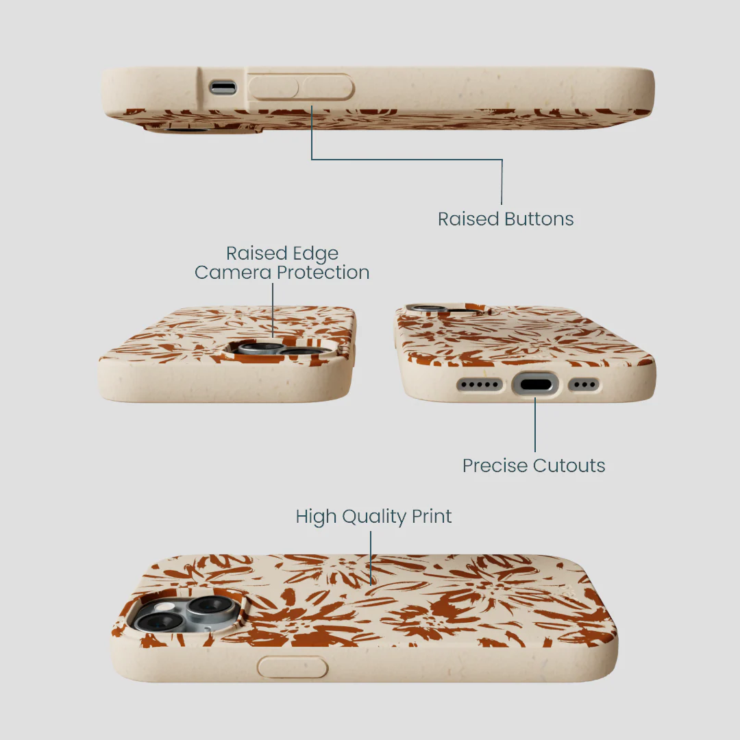 Seashell Petal Burst iPhone 14 Case - Image 3