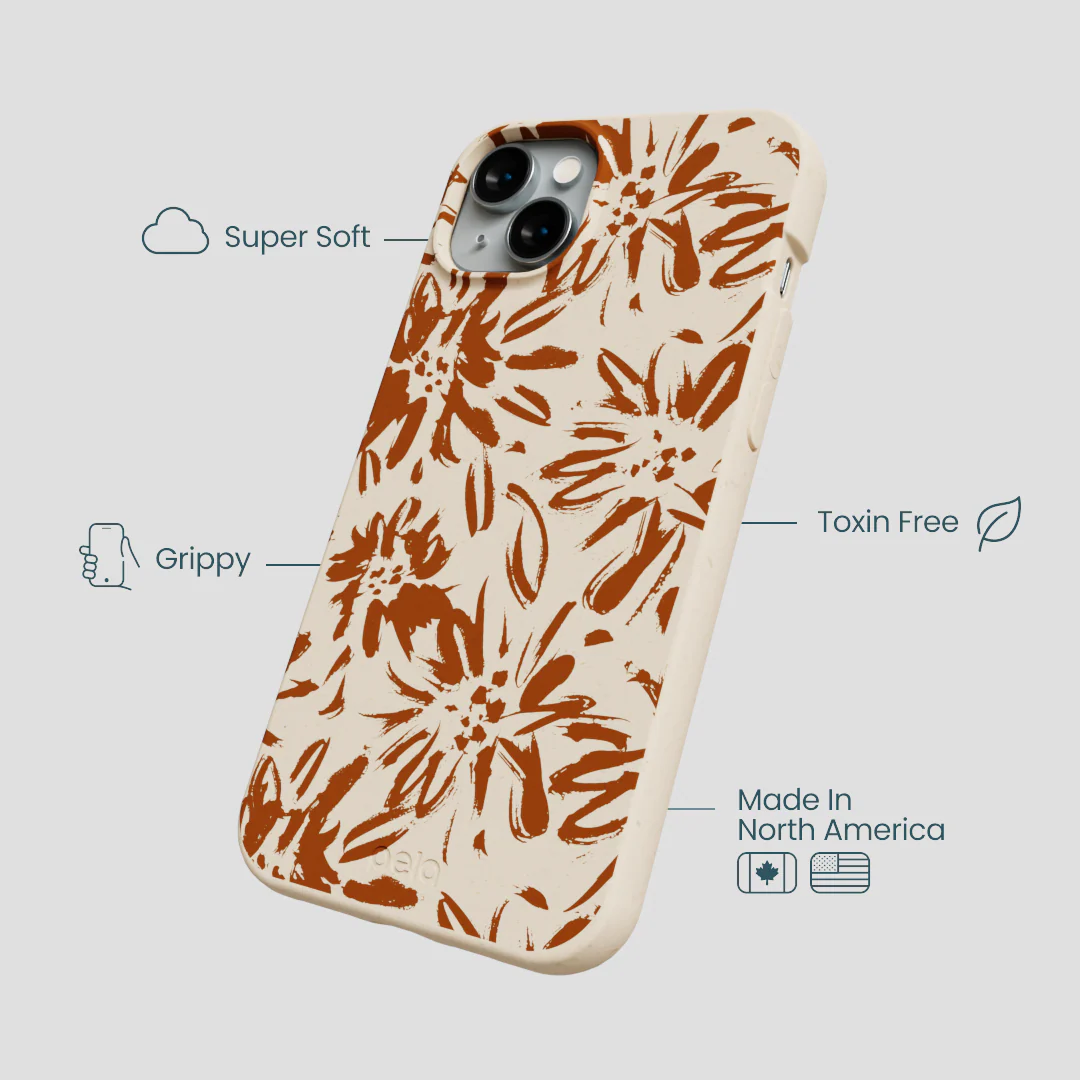 Seashell Petal Burst iPhone 14 Plus Case - Image 4