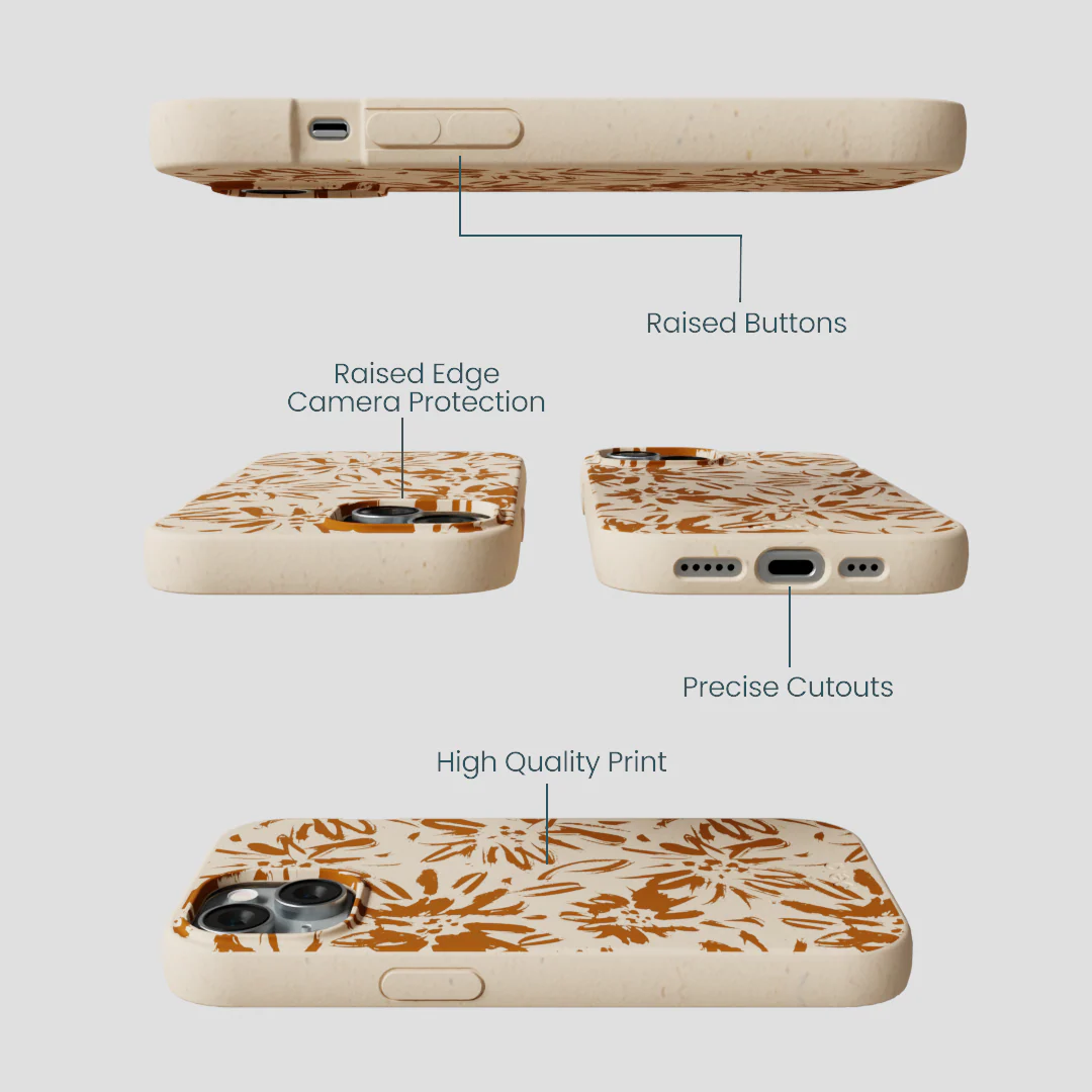 Seashell Petal Burst iPhone 15 Case - Image 3