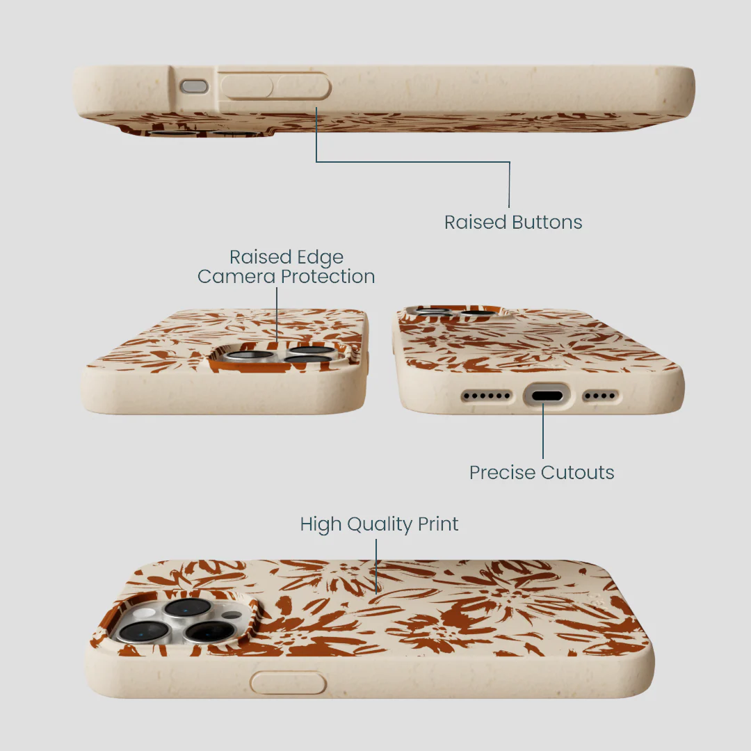 Seashell Petal Burst iPhone 15 Pro Max Case - Image 3