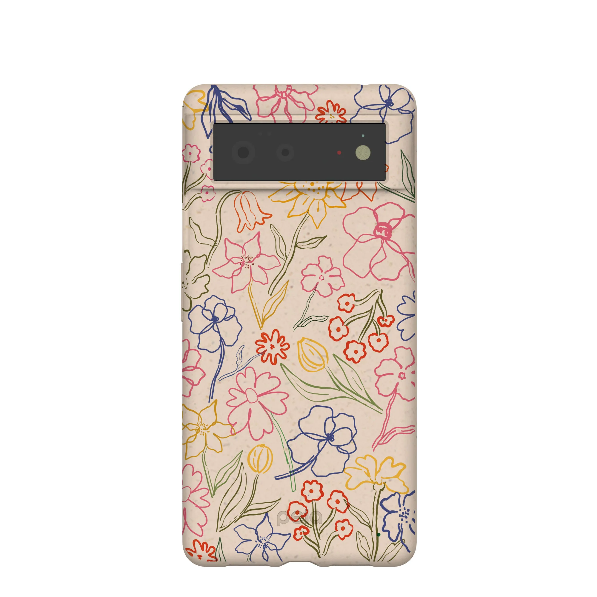 Seashell Petals Sketch Google Pixel 6 Case