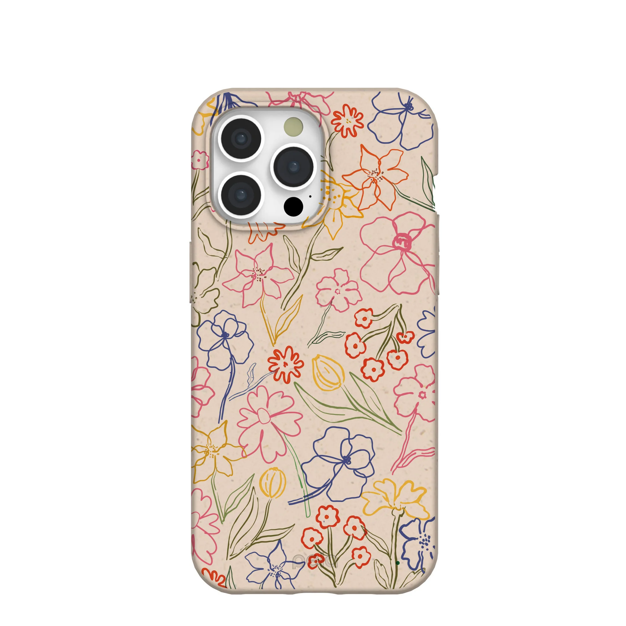 Seashell Petals Sketch iPhone 15 Pro Max Case