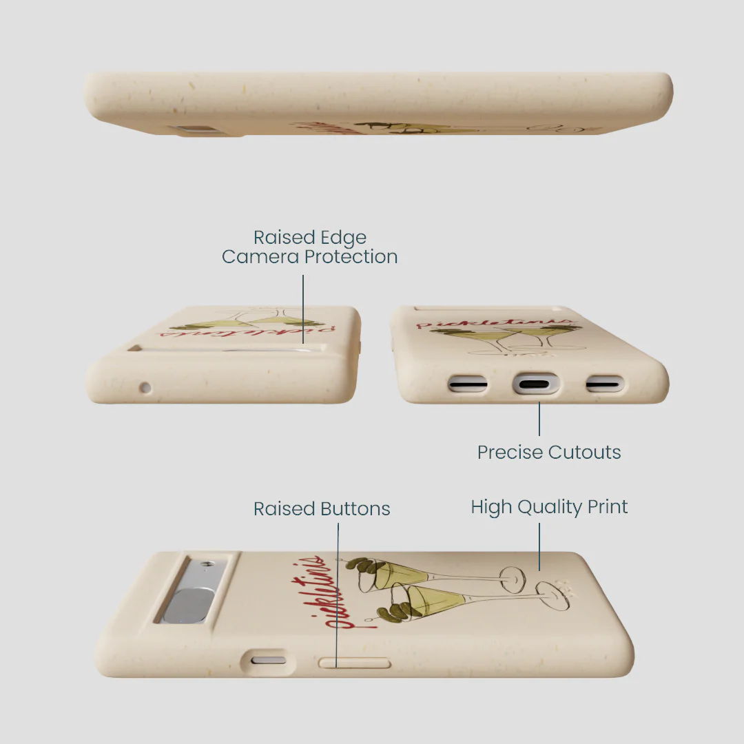Seashell Pickletinis Google Pixel 7a Case - Image 3
