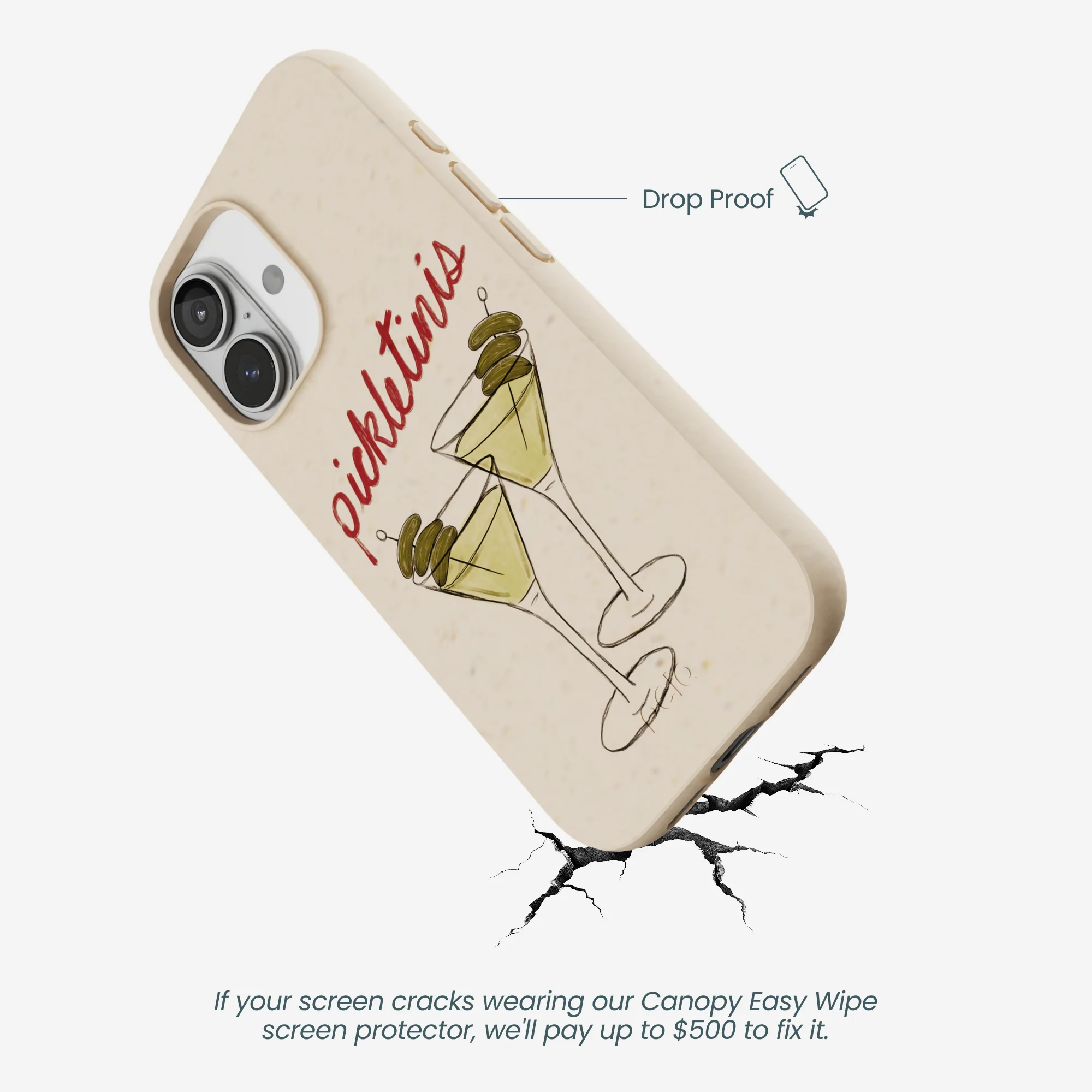 Seashell Pickletinis iPhone 17 Case - Image 5