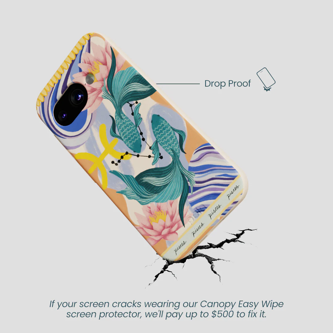 Seashell Pisces Fish Google Pixel 9a Case - Image 4