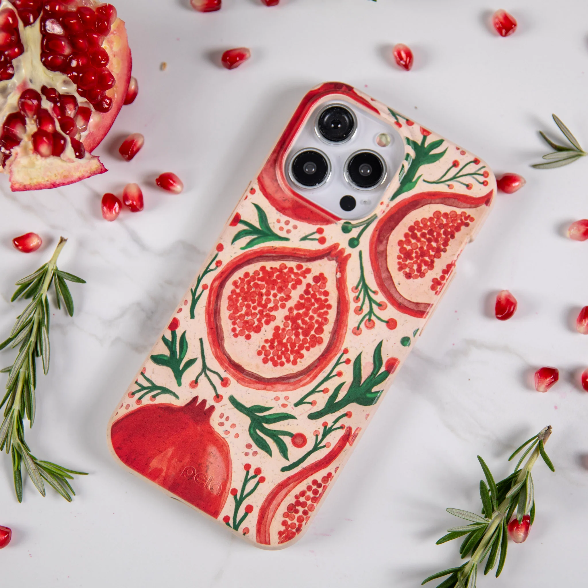 Seashell Pomegranate Cheer Google Pixel 9a Case - Image 6