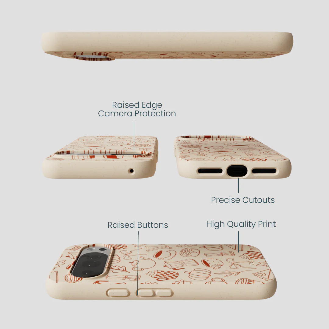 Seashell Pumpkin Spice Google Pixel 10/10 Pro Case - Image 3