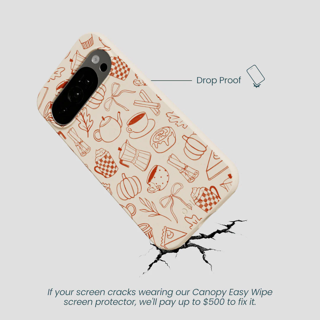 Seashell Pumpkin Spice Google Pixel 10/10 Pro Case - Image 5