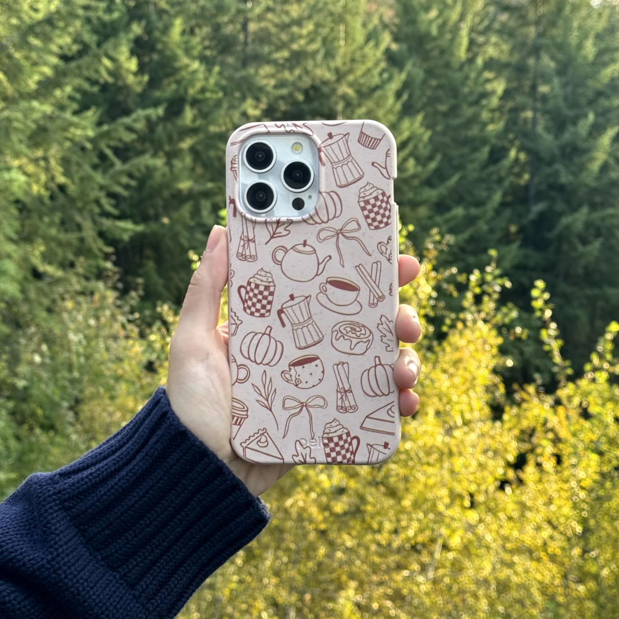 Seashell Pumpkin Spice iPhone Air Case - Image 2