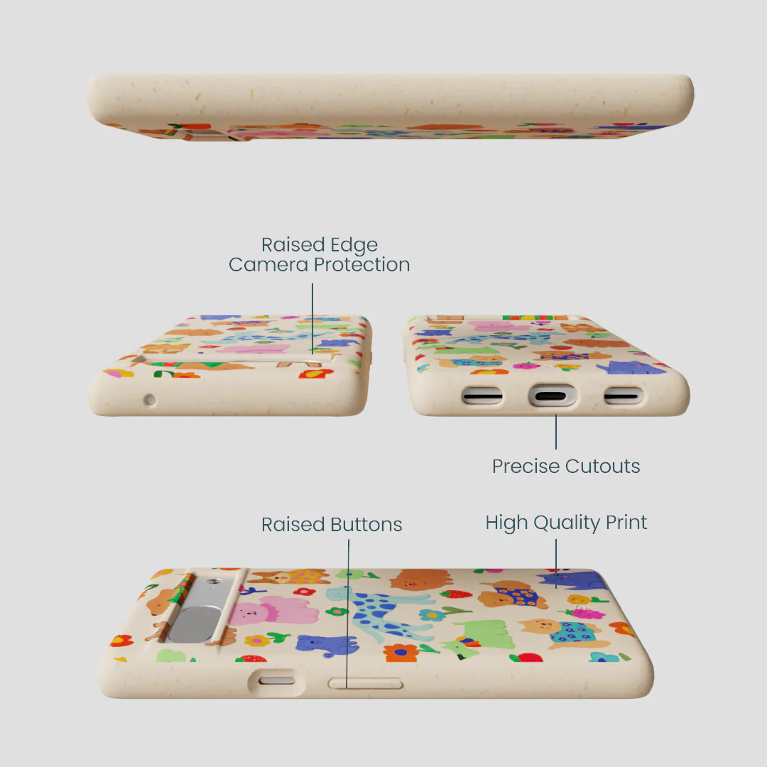 Seashell Pup Bloom Google Pixel 7 Case - Image 3