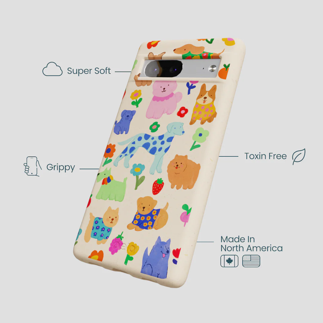 Seashell Pup Bloom Google Pixel 7 Case - Image 4