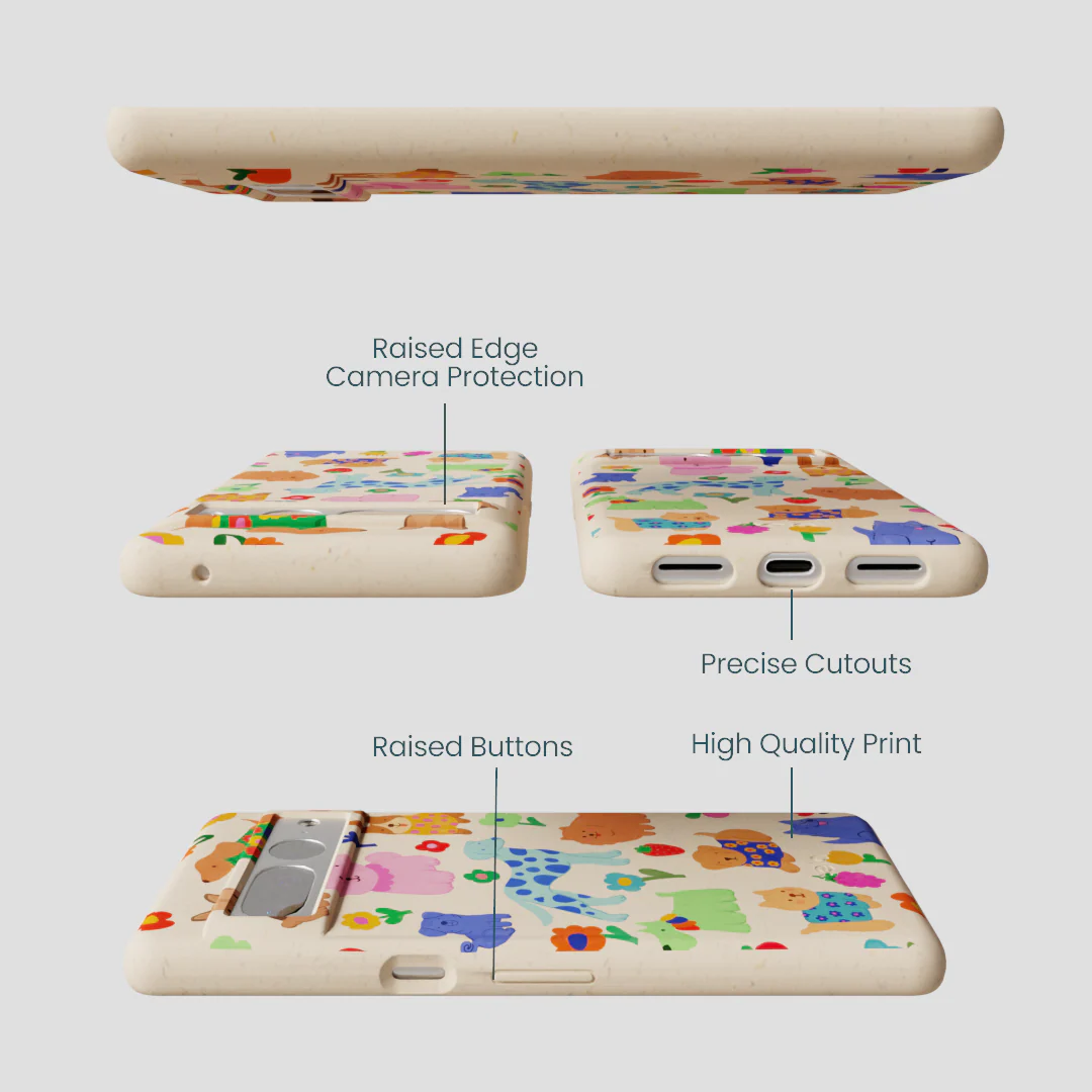 Seashell Pup Bloom Google Pixel 7 Pro Case - Image 3
