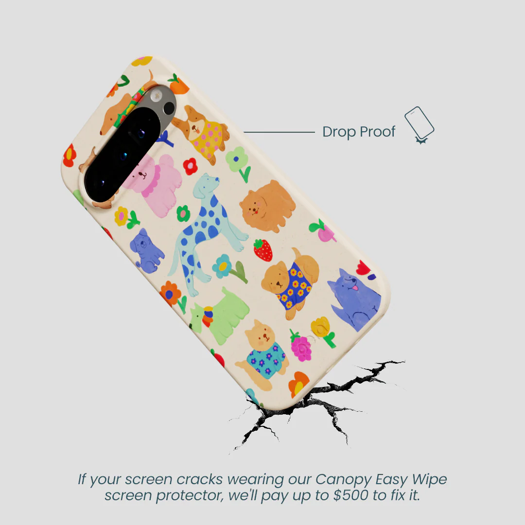 Seashell Pup Bloom Google Pixel 9/9 Pro Case - Image 5