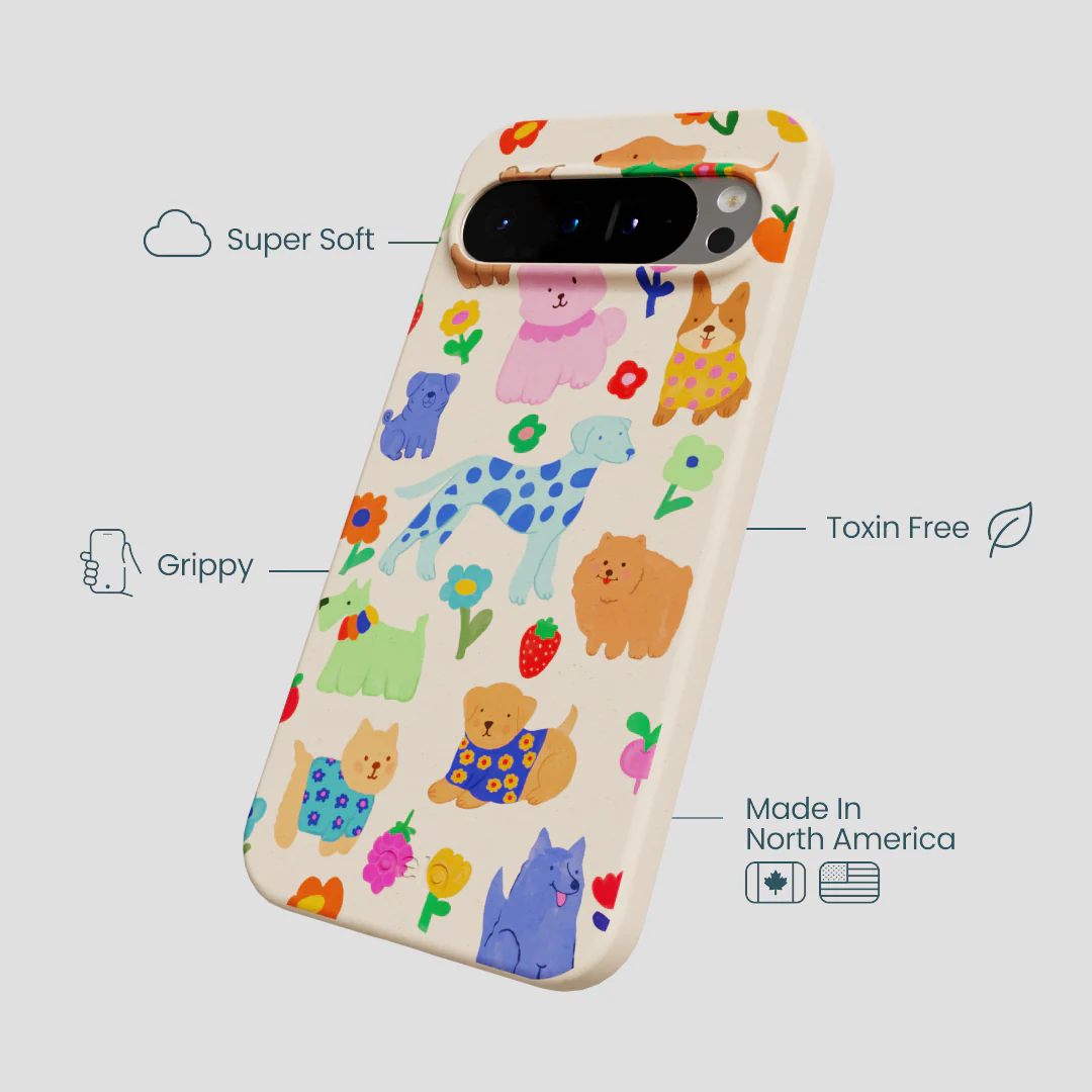 Seashell Pup Bloom Google Pixel 9 Pro XL Case - Image 4