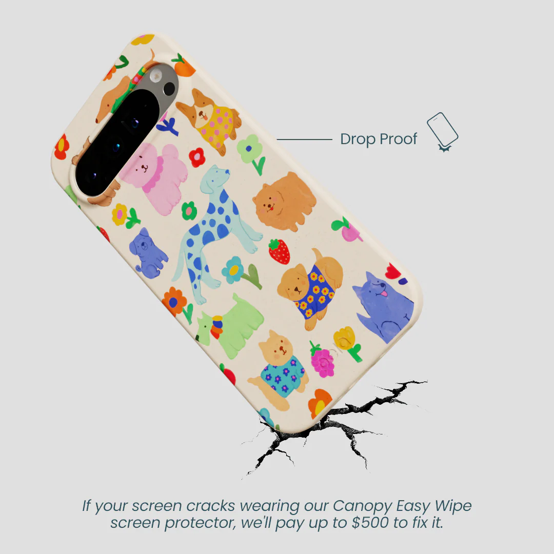Seashell Pup Bloom Google Pixel 9 Pro XL Case - Image 5