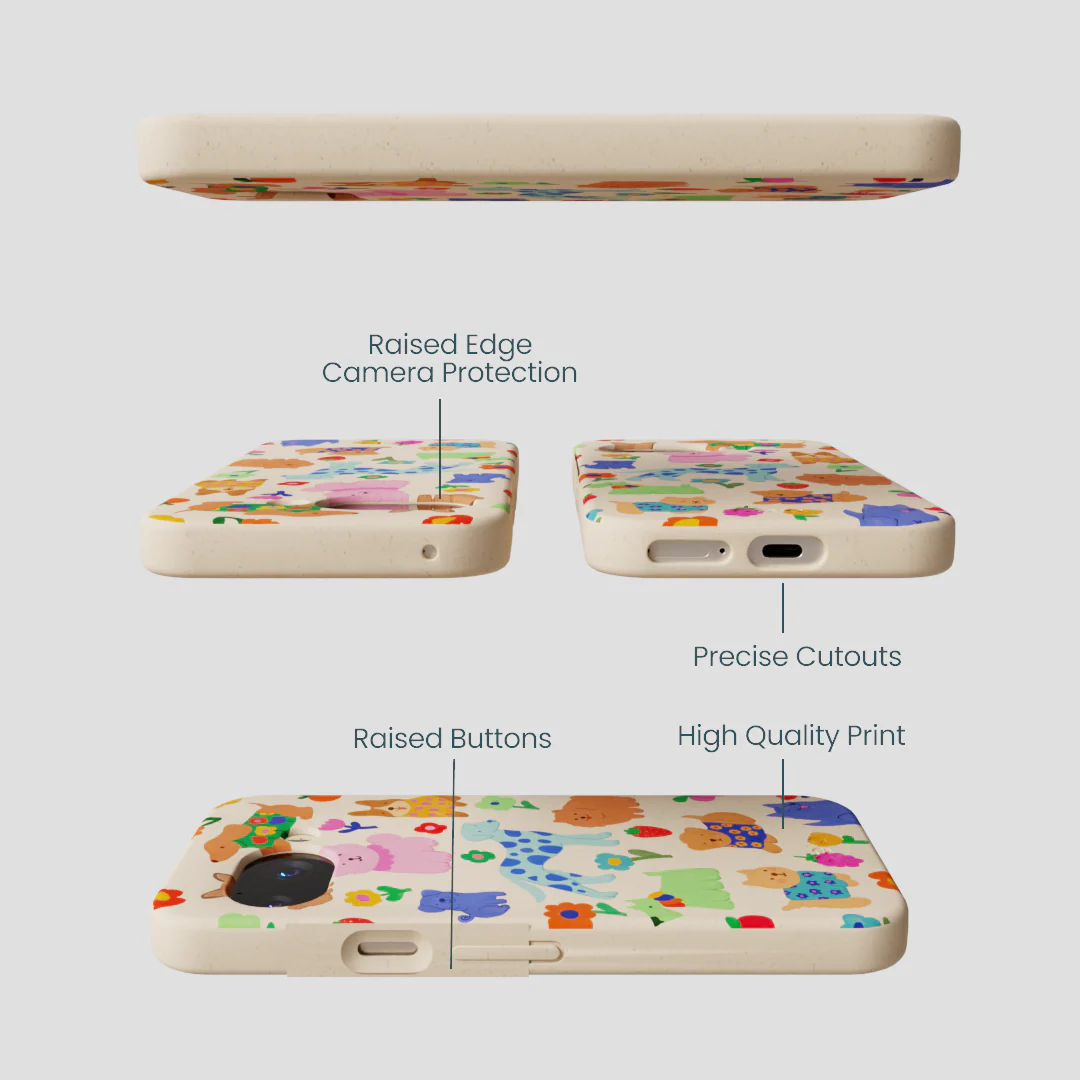 Seashell Pup Bloom Google Pixel 9a Case - Image 3
