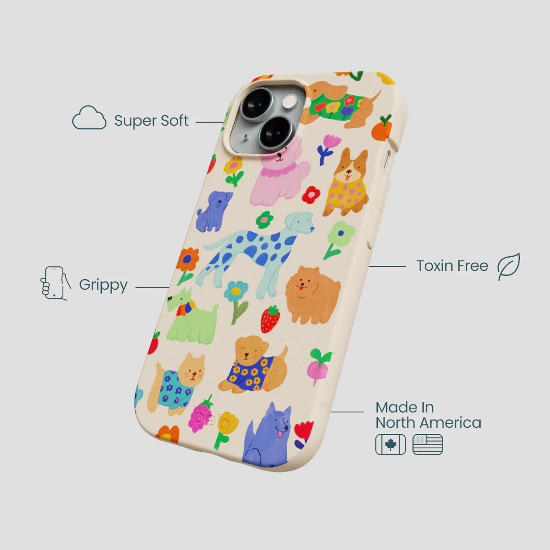 Seashell Pup Bloom iPhone 14 Case - Image 4