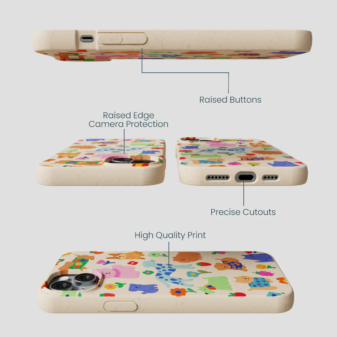Seashell Pup Bloom iPhone 14 Plus Case - Image 3