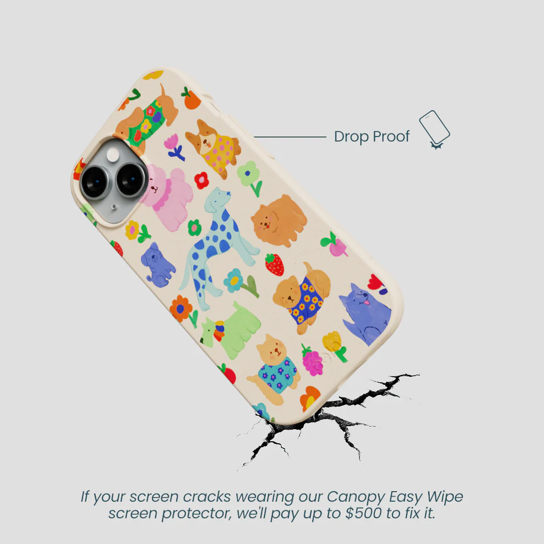 Seashell Pup Bloom iPhone 15 Case - Image 5