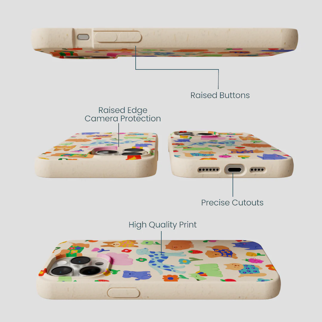 Seashell Pup Bloom iPhone 15 Pro Max Case - Image 3