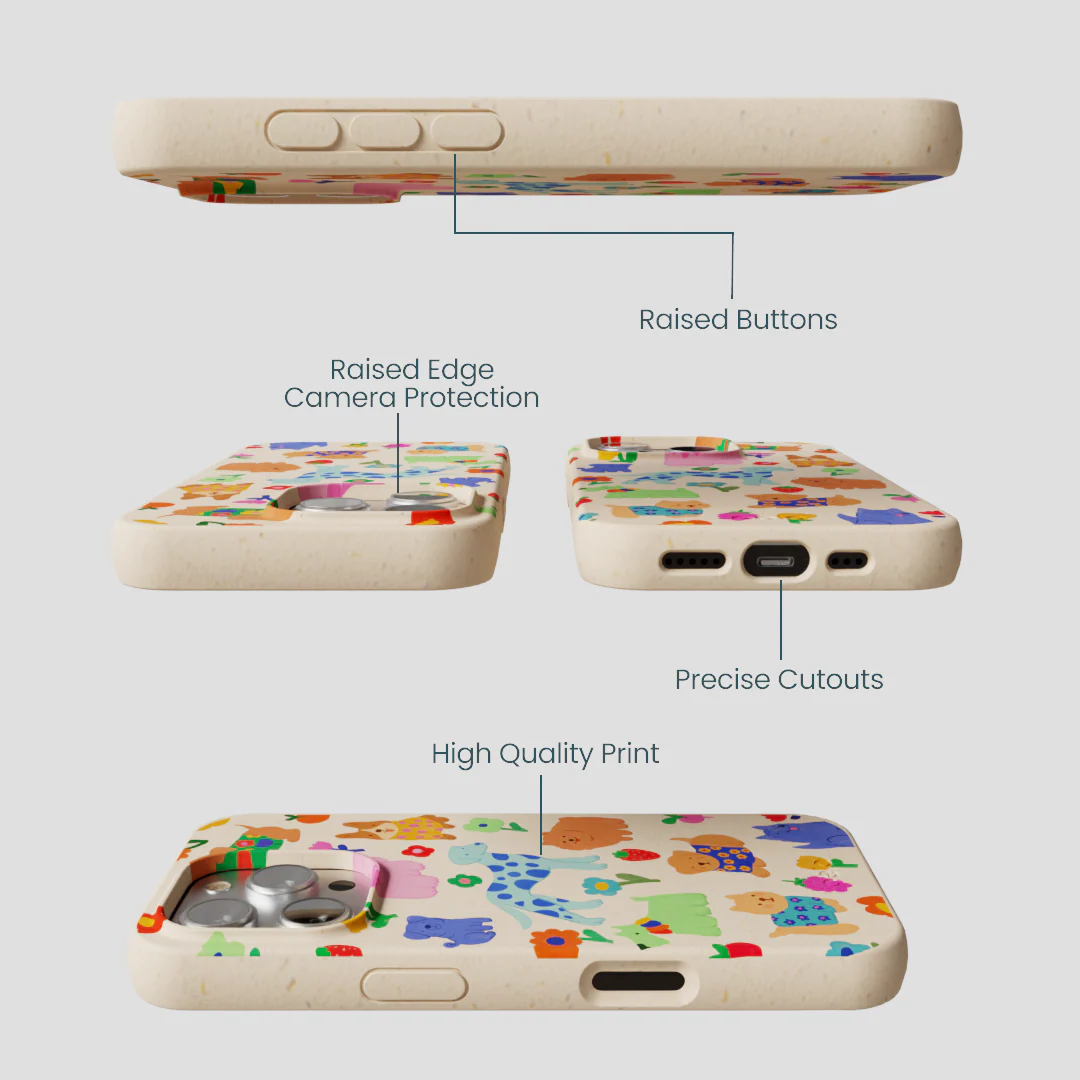 Seashell Pup Bloom iPhone 16 Pro Case - Image 3
