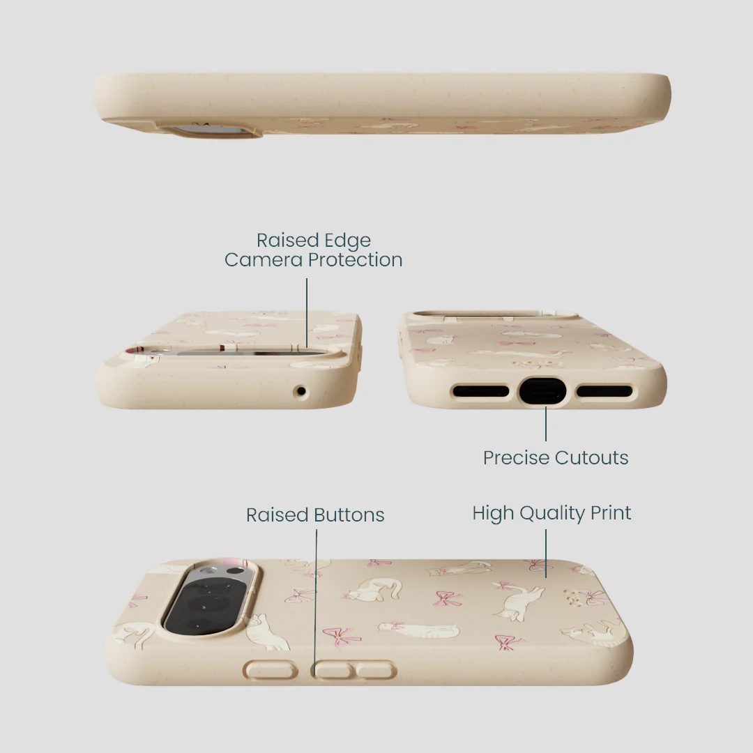 Seashell Purrfect Google Pixel 10/10 Pro Case - Image 2
