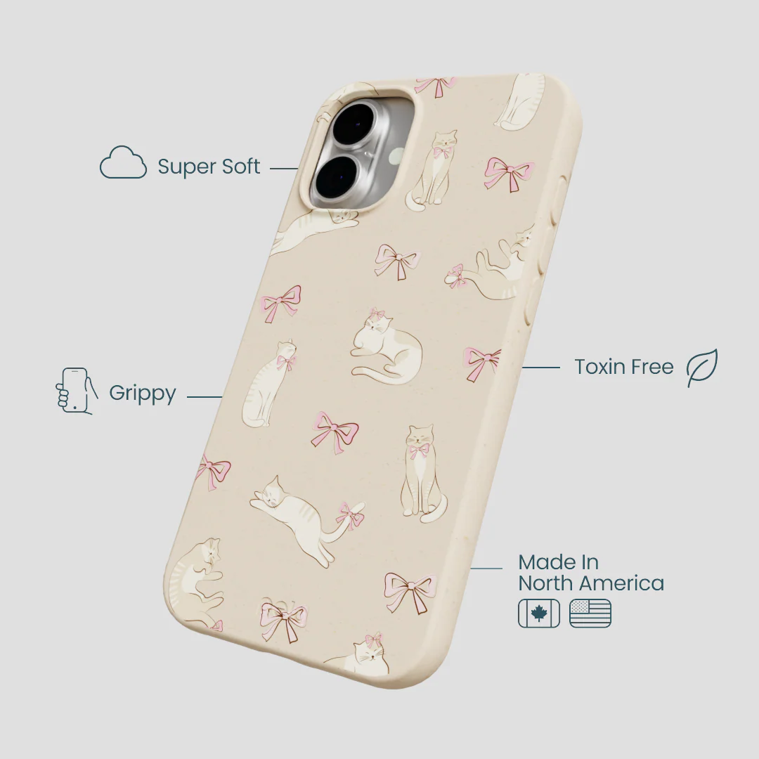 Seashell Purrfect iPhone 16 Plus Case - Image 4