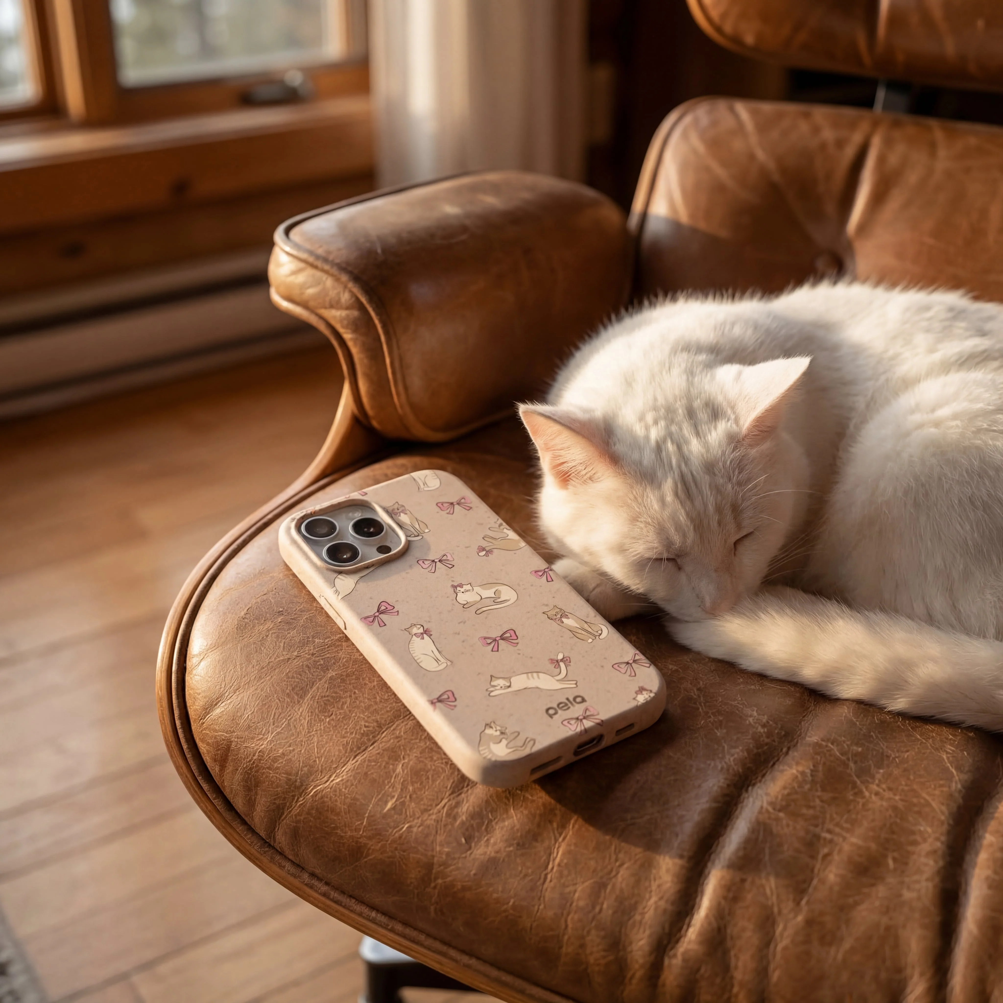 Seashell Purrfect iPhone 16 Pro Max Case - Image 2